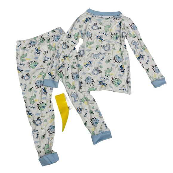 NWT Magnolia Baby 4T Little Prince Blue Pajamas - Picture 2 of 3